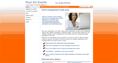 Desktop Screenshot of plus4events.co.uk