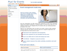 Tablet Screenshot of plus4events.co.uk